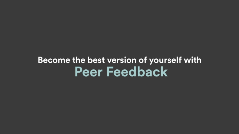 Screenshot des Pulse Peer Feedback-Videos