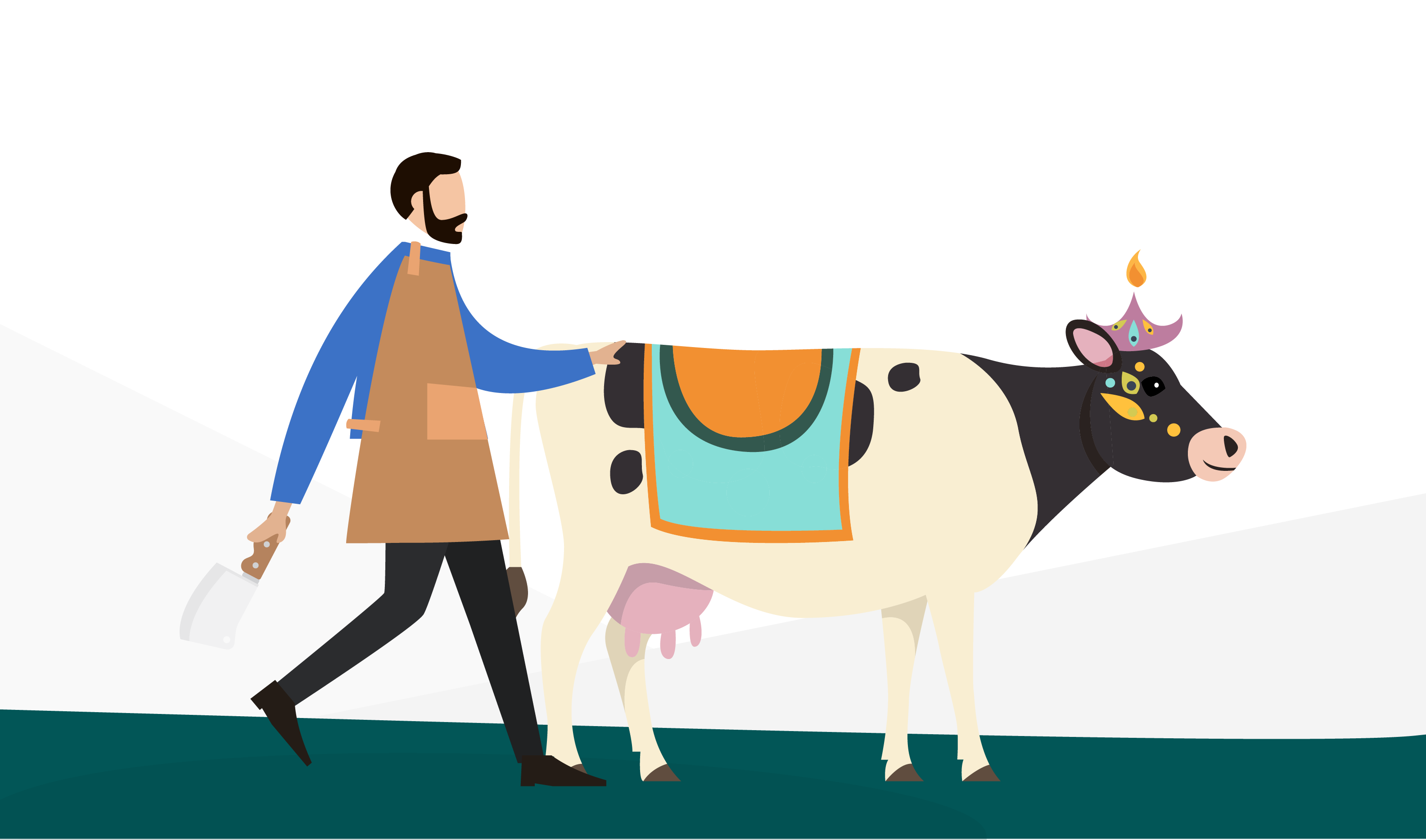 Die heilige Kuh und ein Metzger