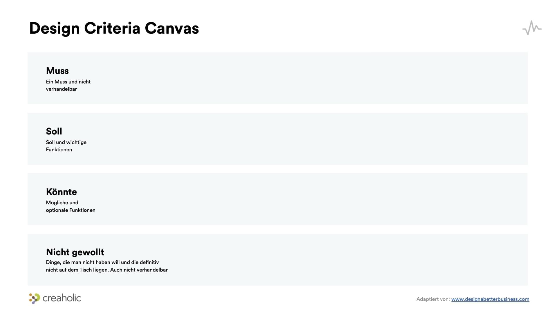 Design Criteria Canvas